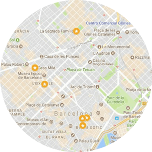 Private Barcelona Walking Tour (Barcelona city center) Map