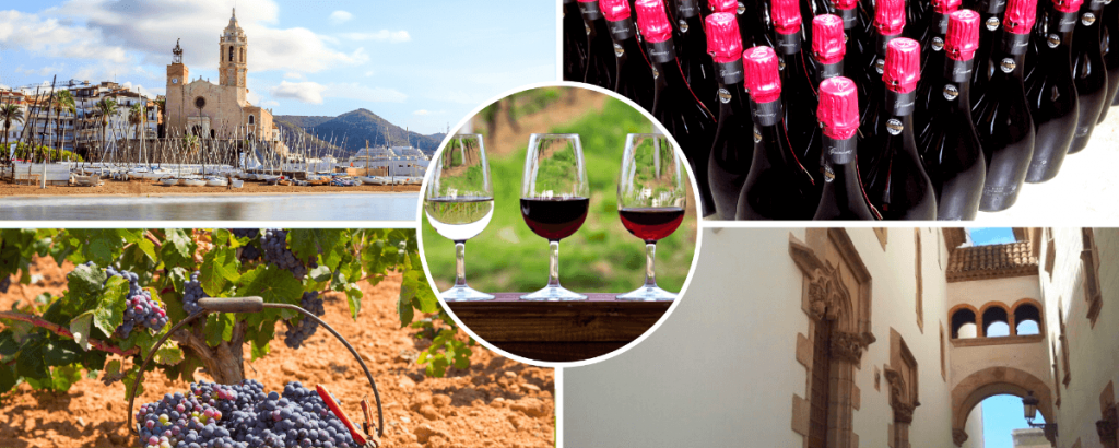 Sitges and Penedes Wine Country on our tour