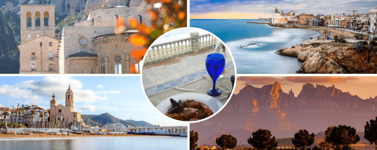 Sitges Montserrat Tour from Barcelona Spain