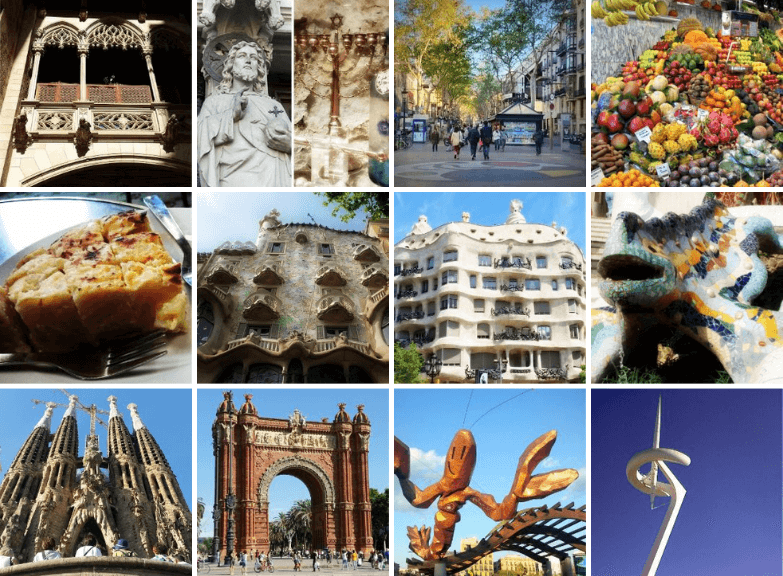 Highlights of our One Day Tour in Barcelona Spain