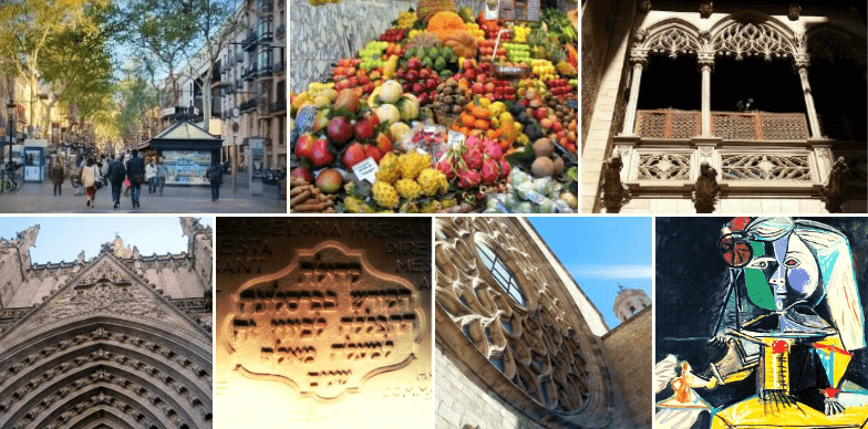 Highlights of our Picasso museum and Gothic Quarter walking tour in Barcelona