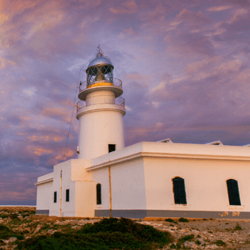 Famouse lighthouse in Menorca