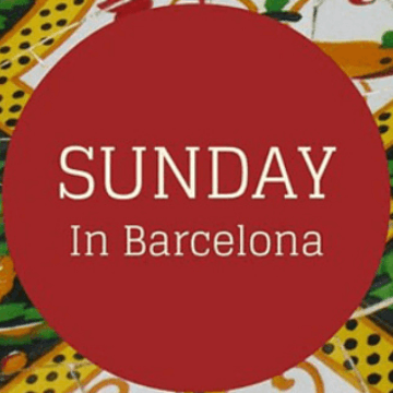 Sunday in Barcelona banner