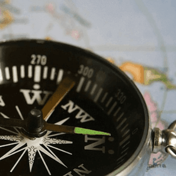 Compass and map, the ancient travel apps