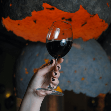 Red wine at a Barcelona bar