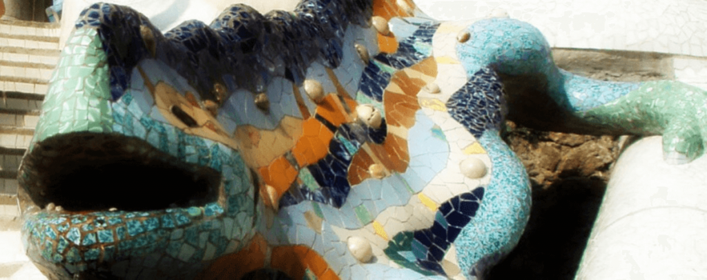 Dragon fountain at Park Guell