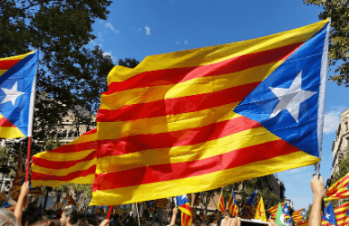 Estelada Flags (Catalonia is not Spain)