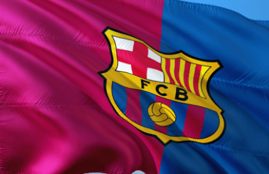 Spain Football Flags: FC Barcelona Flag