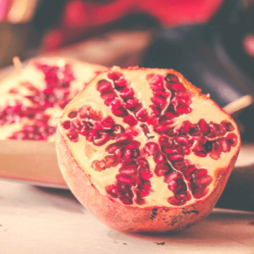 Pomegranates, a delicious winter fruit in Spain