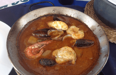 Spanish fish soup