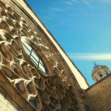 Santa Maria del Mar church in El Born (Barcelona, Spain)