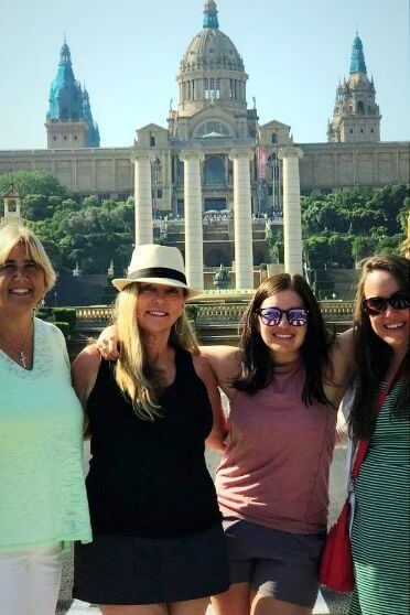 Ladies on a Two Days in Barcelona private tour