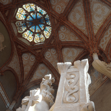 Hospital de Sant Pau, one of the Top works of Domenec i Muntaner in Barcelona