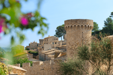 Medieval Costa Brava villages: Tossa de Mar