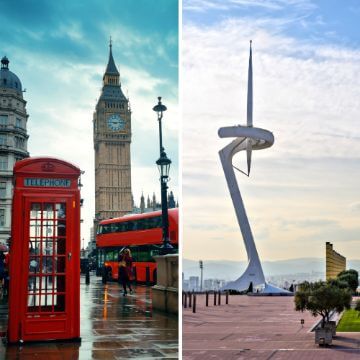 London vs Barcelona Travel comparison