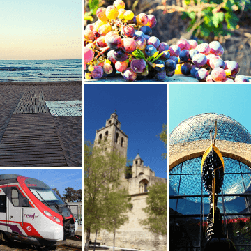 Best towns near Barcelona to visit by train
