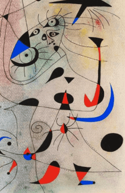 Joan Miro Symbols: vaginas