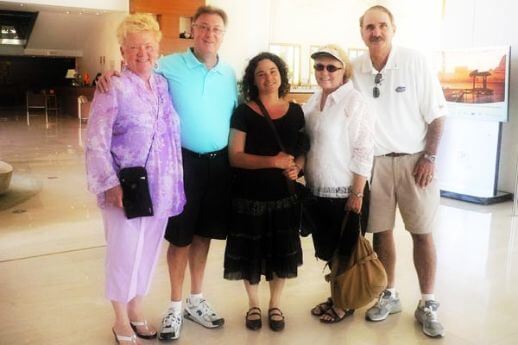 Guide with guests in one of our Barcelona tours after cruise