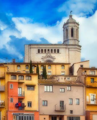 Girona Cathedral, as seen in the best day trips to Girona from Barcelona