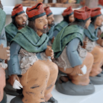 Christmas market in Barcelona: Caganer figurines