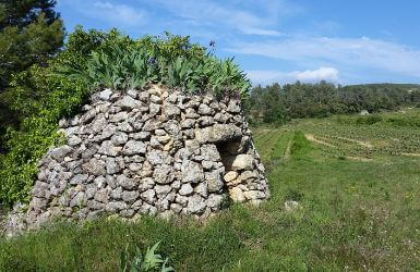 Dry stone hut - UNESCO Intangible Cultural Heritage near Barcelona