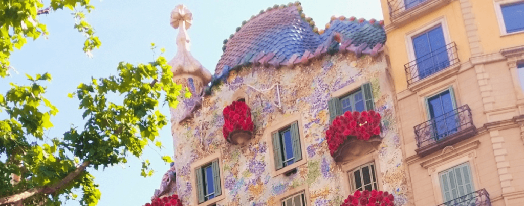 Top things to do Barcelona April: Casa Batllo during Sant Jordi