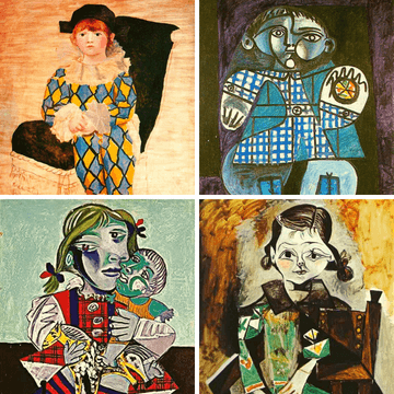 Collage of Picasso heirs by Picasso