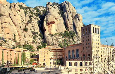 Montserrat (Spain). St. Ignatius abandoned here his sword and military life.