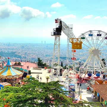 Amusement parks in Barcelona: Tibidabo