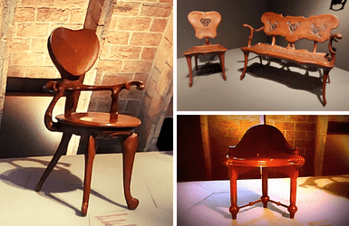 Gaudi chairs for Casa Calvet