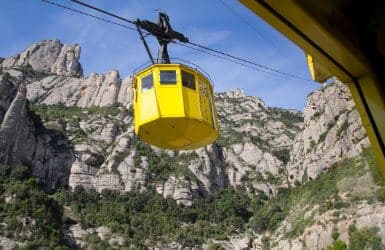 Getting to Montserrat from Barcelona by cable car