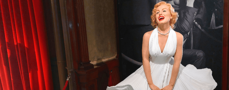 Wax statue of Marilyn Monroe at the Barcelona Museu de Cera
