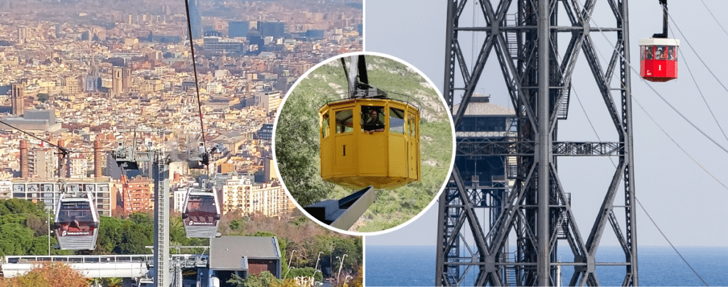 Images of all the Barcelona cable cars