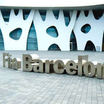 Main entrance of Fira Gran Via Barcelona