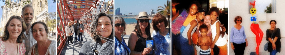 Guests during our luxury private tours of Barcelona, Spain