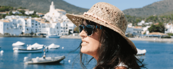 Lady on our Barcelona to Cadaques day trip