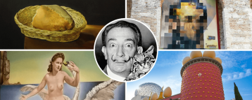 Salvador Dali, theater museum in Figueres and Dali paintings
